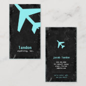 CARTE DE VISITE L'AVIATION DE TBA-GC %PIPE% ENLÈVENT LE BLEU (Devant / Derrière)