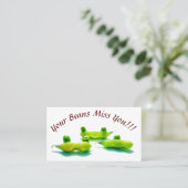 Carte De Visite LavishonOn Beans Participation /Miss You Card (Debout devant)