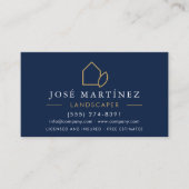 Carte De Visite Lawn Care and Landscaping Services Professional (Devant)