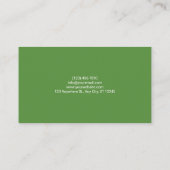 Carte De Visite Lawn Care Landscaping Service Logo Grass Cutting (Dos)