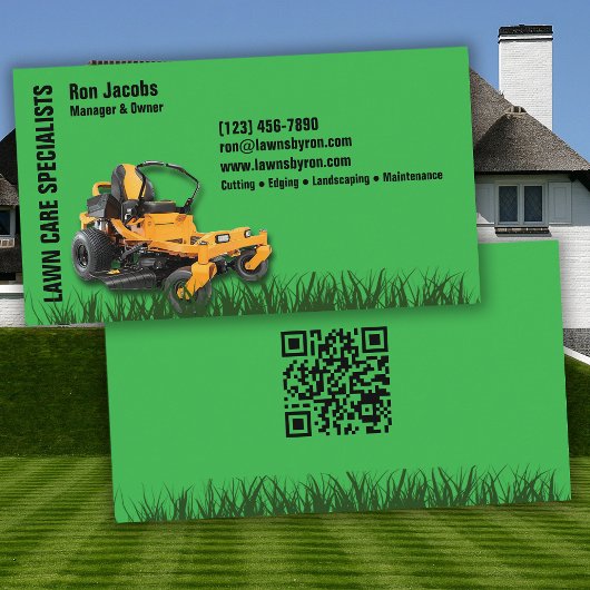 Carte De Visite Lawn Care Specialist