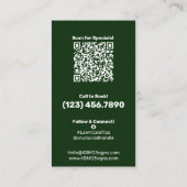 Carte De Visite Lawn Care You Help Us Grow Appreciation (Dos)