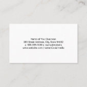 Carte De Visite Lawn Mower Landscaping Logo | Grass (Dos)