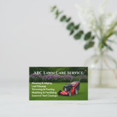 Carte De Visite Lawnpro Premium Service (Debout devant)