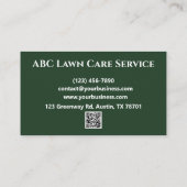 Carte De Visite Lawnpro Premium Service (Dos)