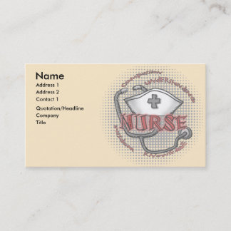 Carte De Visite L'axiome de l'infirmière