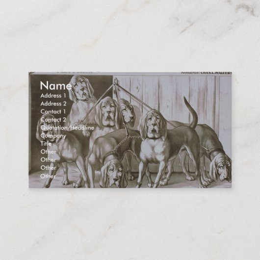 Carte De Visite L'Cabine d'oncle Tom (Devant)