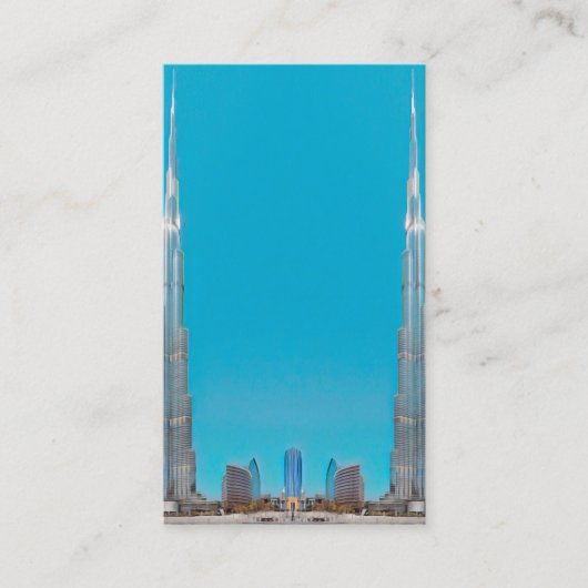 Carte De Visite ldp BURJ KHALIFA - Dubaï - (Devant)