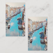 Carte De Visite ldp VENICE - Vue sur le Grand Canal du Rialto (Devant / Derrière)