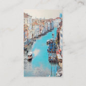 Carte De Visite ldp VENICE - Vue sur le Grand Canal du Rialto (Dos)