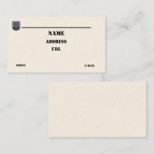 Carte De Visite le 19ème groupe de forces spéciales contrôle le (Devant / Derrière)