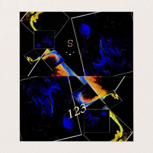 Carte De Visite Le 47e problème de l'euclide (Extérieur déplié)