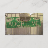 Carte De Visite Le ~ adoptif de délivrance de ~ adoptent des (Dos)