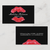 Carte De Visite Le baiser (Devant / Derrière)