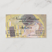 Carte De Visite Le Baiser par Gustav Klimt (Devant)