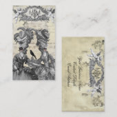 Carte De Visite Le bal d'Halloween (Devant / Derrière)