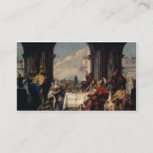 Carte De Visite Le banquet d'Anthony et de Cléopâtre, c.1744 (Dos)