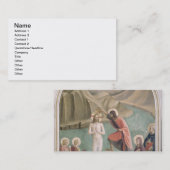 Carte De Visite Le baptême du Christ, c.1438-45 (fresque) (Devant / Derrière)
