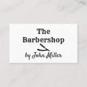 Carte De Visite Le Barbershop (Dos)