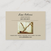 Carte De Visite Le baroque fait sur commande professionnel de (Dos)