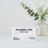 Carte De Visite Le base-ball de base-ball folâtre le thème (Debout devant)