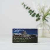 Carte De Visite Le bâtiment de capitol, Washington, C.C, (Debout devant)