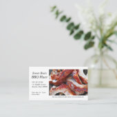 Carte De Visite Le bébé barbecue se relève de près (Debout devant)