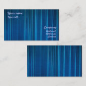 Carte De Visite Le bleu drape (Devant / Derrière)