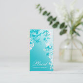 CARTE DE VISITE LE BLEU PLACIDE DU JARDIN 311 SE FANENT (Debout devant)