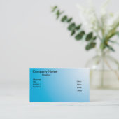 Carte De Visite le bleu se fanent (Debout devant)