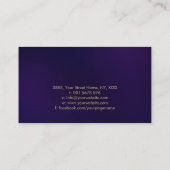 Carte De Visite Le Bodhi arbre Dharma Wheel (Dos)