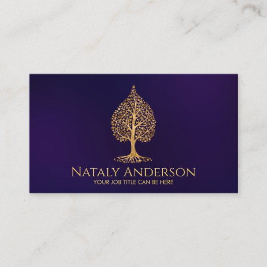 Carte De Visite Le Bodhi d'or (Devant)