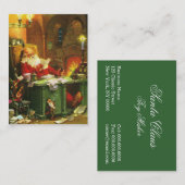 Carte De Visite Le bon vieux père noël (Devant / Derrière)