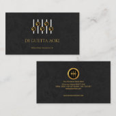 Carte De Visite Le bouton de guitare compose le panneau sain DJ (Devant / Derrière)