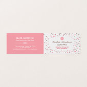 Carte De Visite Le brun rose arrose la préparation faite maison de (Extérieur déplié)