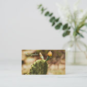 Carte De Visite Le cactus solitaire (Debout devant)