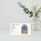 Carte De Visite Le calendrier médiéval peut Taureau et Gémeaux (Debout devant)