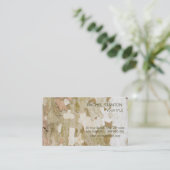 Carte De Visite Le camouflage de l'arbre de l'avion ressemble à un (Debout devant)