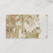 Carte De Visite Le camouflage de l'arbre de l'avion ressemble à un (Dos)