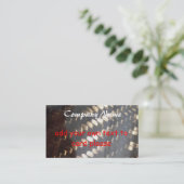 Carte De Visite le carbon_fiber_weave, nom de la société, ajoutent (Debout devant)