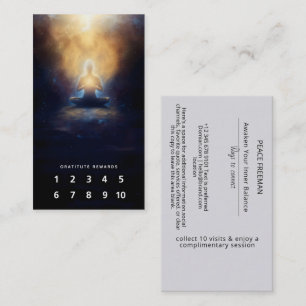 Carte De Visite Le Centre Intérieur Quiétude Méditative