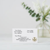 Carte De Visite Le cercle des maçons (Debout devant)