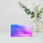 Carte De Visite Le chant religieux psychique d'aquarelle opacifie (Debout devant)