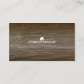 Carte De Visite Le charpentier professionnel de constructeur usine (Dos)