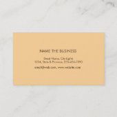 Carte De Visite Le charpentier usine le bois de professionnel de (Dos)