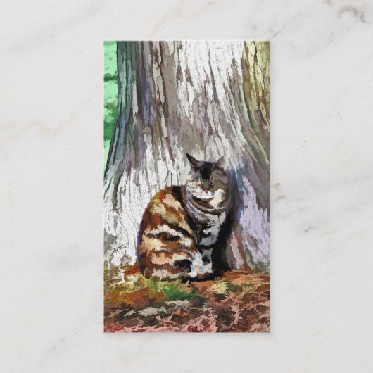 CARTE DE VISITE LE CHAT (Devant)
