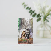 CARTE DE VISITE LE CHAT (Debout devant)