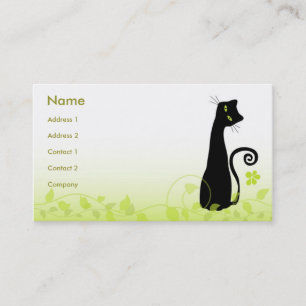 Carte De Visite Le chat