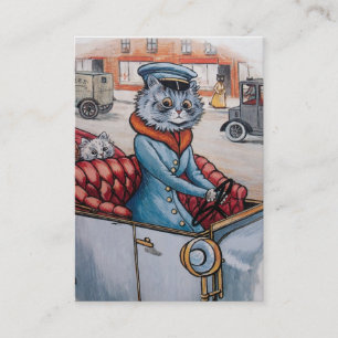 Carte De Visite Le chauffeur de chat - bilatéral