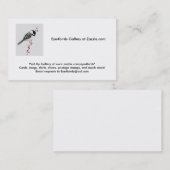 Carte De Visite le chickadee, visitent ma galerie chez (Devant / Derrière)